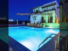 JPY160-AC ล่าสุด Super Thin 32mm 10W AC12V LED สระว่ายน้ํา แสงใต้น้ํา