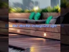 1EC84337 IP67 ไฟใต้ดิน LED 1W 2W ไฟฝังดิน CE สำหรับสวนสาธารณะและสวน