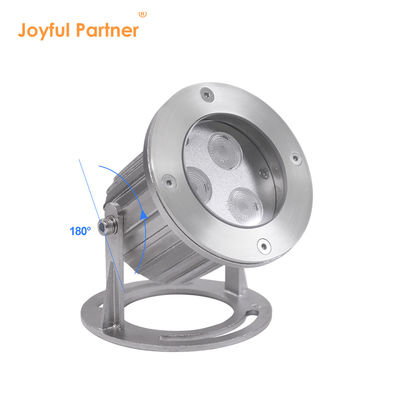 ไฟใต้น้ำสำหรับสระน้ำแบบจุ่มสแตนเลส 316L 3*2W ระดับ IK 08 สายเคเบิลยาว 2 เมตร