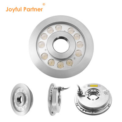 IP68 ไฟหล่อ LED ไฟหล่อ 36W สแตนเลส 3In1 RGB DMX ดนตรีเต้นรํา ไฟระบายน้ํา