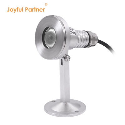 ไฟสปอตใต้น้ํา LED กันน้ํา IK07 1 * 2W LED DC24V DMX RGBW 6W สําหรับน้ําพุ