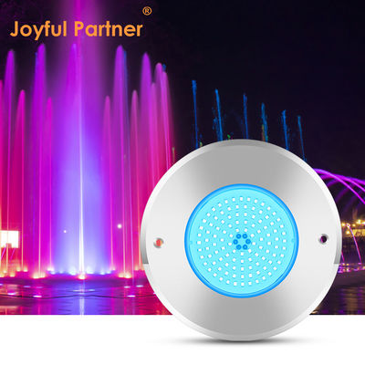 316L สแตนเลส ลงพื้นสระว่ายน้ํา ไฟ DIA 160mm * 32mm AC12v ด้วยรีโมทควบคุม