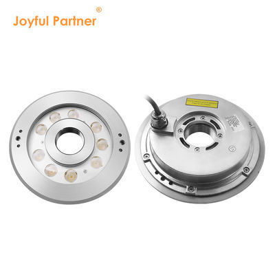 คุณภาพ  Stainless Steel Submersible LED Fountain Light 9x2W RGB LED color IP68 DC24V CE Certificated โรงงาน