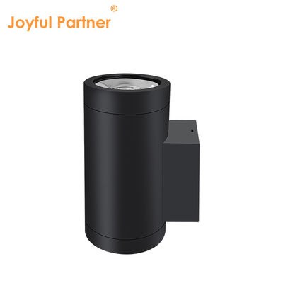 คุณภาพ  Up And Down Exterior Wall Mounted Extruded Aluminum Alloy 3000-6000K 18W 24W Outdoor Wall Lamp Cob LED Black Housing Color โรงงาน