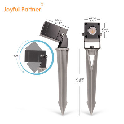 ต้นไม้สแควร์ LED สวนจุดแสง กันน้ํา IP65 อลูมิเนียมกลางแจ้ง ใบรับรอง CE