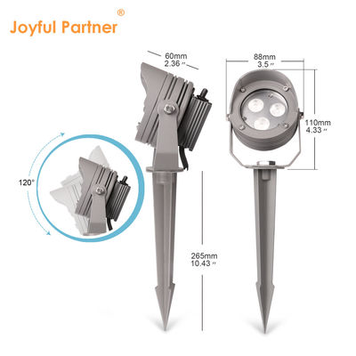 IP65 12V DC Dimming Decorative LED Spotlight แหล่งส่องแสงอัลลูมิเนียม แหล่งส่องแสงภายนอก