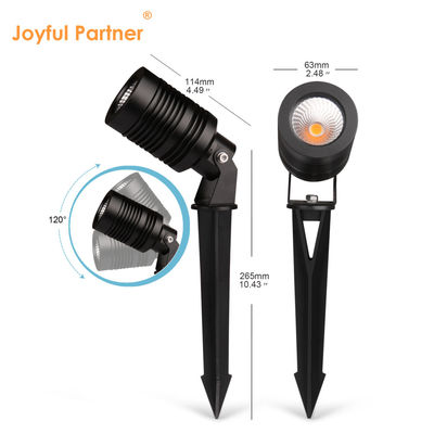 COB การส่องแสงภูมิทัศน์ ปรับ 10W 24V หรือ 100 ~ 240VAC RGBW ร่างอลูมิเนียม 4in1 สําหรับทางเดินสนาม