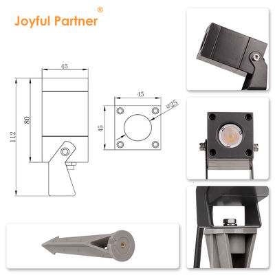 กันน้ํา IP65 ไฟสปอต LED แผนผัง ไฟสปอต Patio Pathway ไฟสปายการ์เด้นกลางแจ้ง
