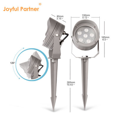 อลูมิเนียมสกัด LED สวนจุดแสง IP65 กันน้ํากลางแจ้งสล็อตสนาม
