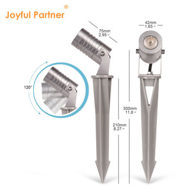 ไฟสปิกสวนสีเดียว IP65 ไฟสปิกกลางแจ้งตกแต่ง LED