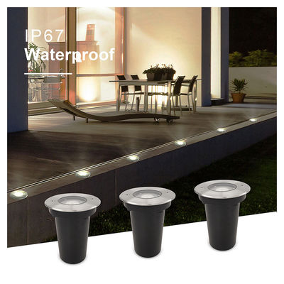 ไฟฟ้าภายนอก LED ภายในพื้น IP65 6W CREE COB LED ดีไซน์ใหม่ด้วยผสมผึ้ง 12VDC โวลเตชั่นต่ํา