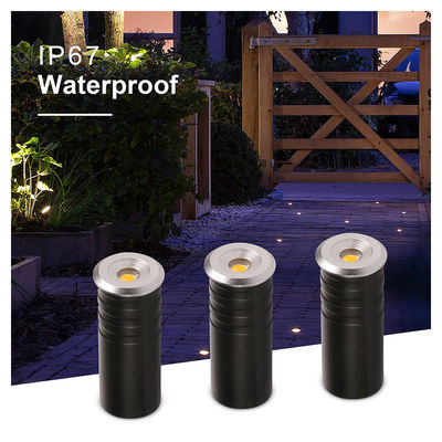 มินิ IP67 1W CREE XPE LED สีเดียว แสงในพื้นกลางแจ้ง แสงฝังบันได