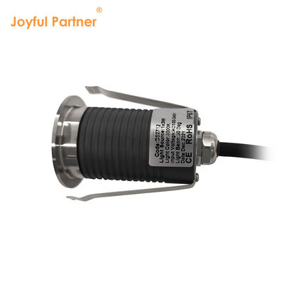 แสงกระเบื้องขนาดเล็ก 12V 24V 1W 2W LED สีเดียว DIA 38MM สําหรับสวนสแควร์