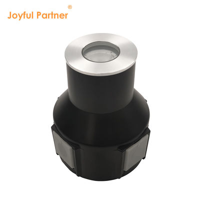 ไฟ LED ติดดิน สแตนเลส 316 1w 2w 3w DC 24v กับกล่องหลังพลาสติกสําหรับการปลูกผืนดิน