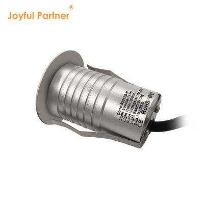 ไฟ LED ติดดิน สแตนเลส 316 1w 2w 3w DC 24v กับกล่องหลังพลาสติกสําหรับการปลูกผืนดิน