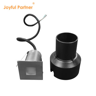 IP67 LED Underground Lighting 1W 2W 3W แบบสี่เหลี่ยมแบบ SS Cover กระจกแข็งไม่มีเลนส์