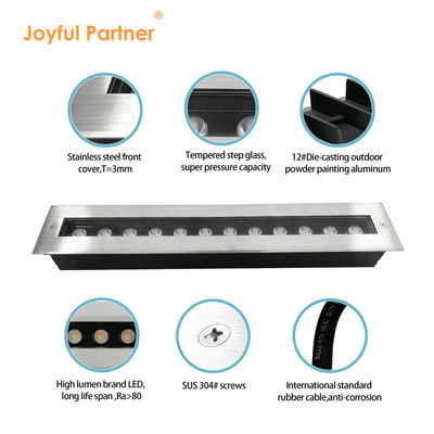 ไฟไฟ LED ลายตรง 500MM ความยาว 12W 24W IP67 กันน้ํา OEM ODM ปรับแต่ง