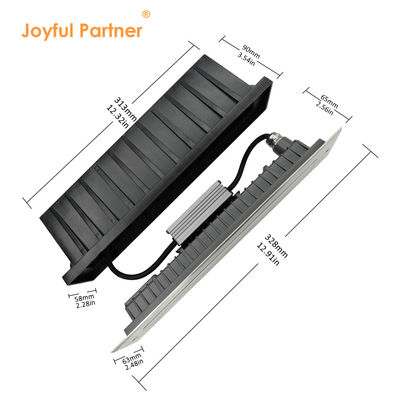 สาย LED ลงพื้นแสง 12W DMX512 สแตนเลสหน้าปกพื้น