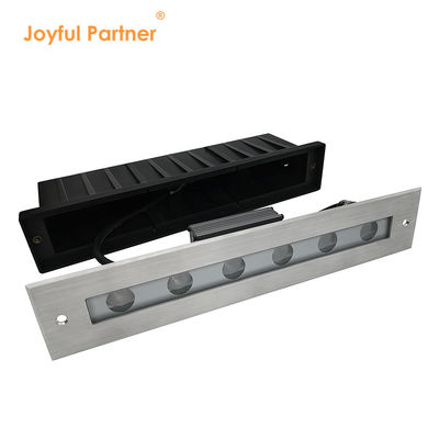 IP67 กันน้ํา สายในพื้นแสง SS Cover สีขาวอบอุ่น 12W DMX512 สแตนเลส Cover หน้า