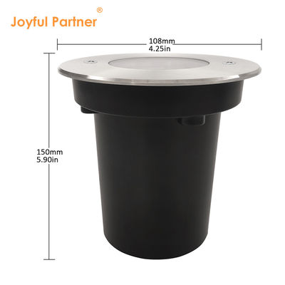 ภายในพื้นถนนด้านข้างแสง IP67 3W 6W 9W 316SS Cover DC24V กล่องหลังพลาสติกสําหรับการสว่างสวนของคุณ