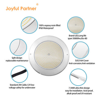 IP68 LED PAR56 สระสระแสง RGB เปลี่ยนสี 12VAC 42W