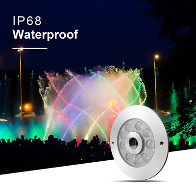 27W 3 ใน 1 RGB LED แสงน้ําพุ สแตนเลสสําหรับตลาดพาณิชย์