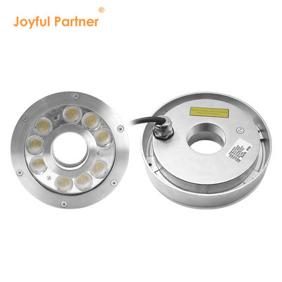 IP68 ไฟหล่อใต้น้ํา LED 12V 24V เหล็กไร้ขัด 2700K-6500K