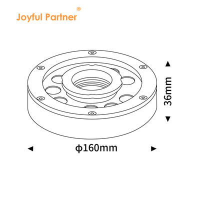 IP68 ไฟหล่อใต้น้ํา LED 12V 24V เหล็กไร้ขัด 2700K-6500K