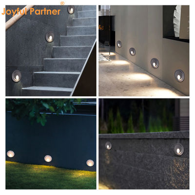 แสง LED กลางแจ้ง แสงผนังที่ซึม IP65 แสงสโปต LED อลูมิเนียมกันน้ํา สําหรับบันได