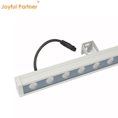 กลางแจ้ง IP67 Dia Cast อลูมิเนียม เปลือกการควบคุมเส้นตรง LED Wall Washer ไฟสําหรับโรงแรมพาณิชย์