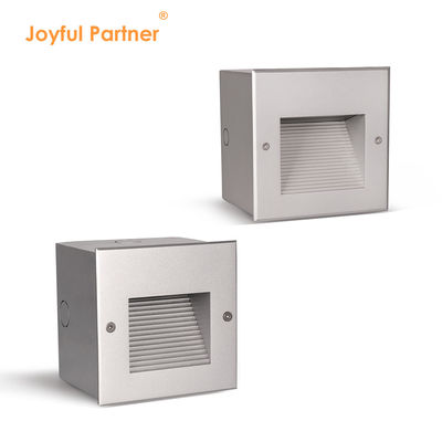 AC100~240V ไฟบันไดบันได LED 6W COB ลงใน IP65 120 * 120mm สําหรับทางเดิน LED แสงมุมผนัง