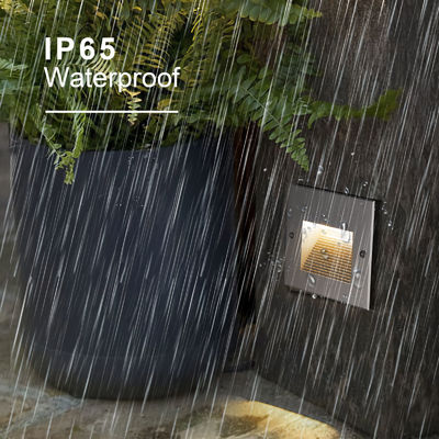 AC100~240V ไฟบันไดบันได LED 6W COB ลงใน IP65 120 * 120mm สําหรับทางเดิน LED แสงมุมผนัง