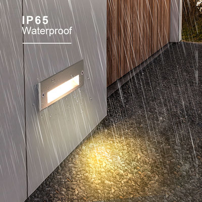สี่เหลี่ยมฝัง LED แผ่นไฟ 220VAC 5W สีขาวอบอุ่น LED แสงทางเดิน