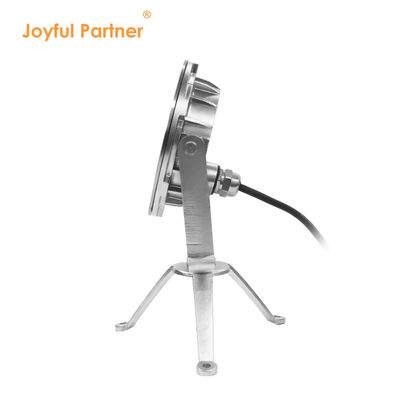 ไฟสปอร์ตไลท์ใต้น้ำ LED สแตนเลสสตีล 316 RGB ได้รับการรับรอง CE RoHS พร้อมขาตั้ง