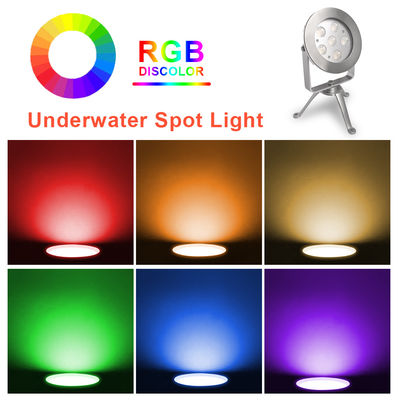สแตนเลส 316 LED Underwater Spot Light Tripod RGB Spot Light CE RoHS รับรอง