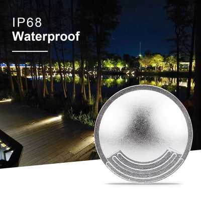 2W IP67 ไฟ LED ภายในพื้น ไฟกลางแจ้ง Ultra Thin กว้าง 55mm SMD LED Walkover ไฟด้วยโฮสติกอลูมิเนียม