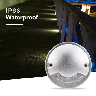 IP67 หลอดไฟฟ้าที่ฝังในพื้นดินที่บางมาก 12V 24V หลอดไฟฟ้าที่กันน้ํา