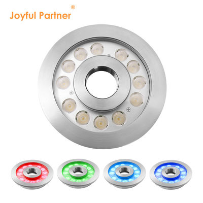 IP68 ไฟหล่อ LED ไฟหล่อ 36W สแตนเลส 3 ใน 1 RGB ไฟใต้น้ํา
