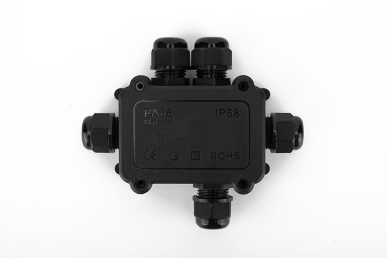 กล่องต่อสายไฟกันน้ำภายนอกอาคาร IP68 ไนลอน 2/3/4/5/6 ทาง กล่องพลาสติก
