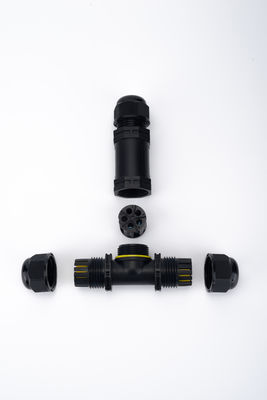 IP68 ประเภท T ป้องกันน้ํา 3 ช่อง 3 ต้น สายเชื่อม