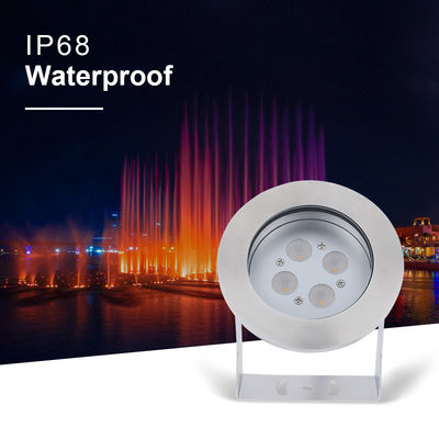 RGBW 4 ใน 1 LED Underwater Spot Light IP68 สีสัน สายสว่างสระน้ํา