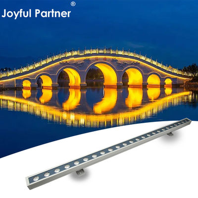 แสงเครื่องล้างผนัง IP65 อลูมิเนียม Shell เปลี่ยนแสงเส้นกันน้ํา dmx 512