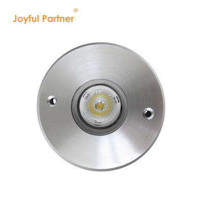แสงไฟ LED ที่ถูกฝังในพื้น IP67 1W 3W DIA67MM DC24V ดินที่ซึมกันน้ําสําหรับสวนกลางแจ้ง