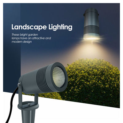 IP65 LED แสงภูมิทัศน์ 10W 2700k 3000k แสงสถาปัตยกรรม แสงสวน Fecade Lighting With Base Or Spike