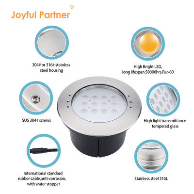 ไฟสระว่ายน้ําดําน้ํา โรงงานตรง IP68 316 เหล็กไร้ขัด