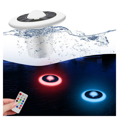 IP68 กันน้ํา Remote Chargeable อุณหภูมิ Display RGB แสงสระว่ายน้ําแสงอาทิตย์สําหรับสระว่ายน้ําปาร์ตี้