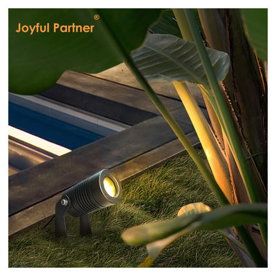 แสงสว่างกลางแจ้ง ไฟสโปตสวน LED ขนาดเล็ก พร้อมสปิกหรือฐานติดตั้งอลูมิเนียม