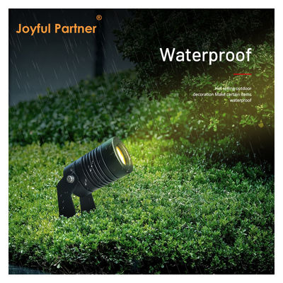 แสงสว่างกลางแจ้ง ไฟสโปตสวน LED ขนาดเล็ก พร้อมสปิกหรือฐานติดตั้งอลูมิเนียม