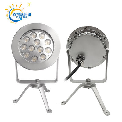 CE ROHS การรับรอง DC 24V IP68 จําหน่ายโรงงาน 12X1W LED สีเดียว ลงน้ําไฟสระความดันต่ํา