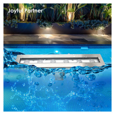 จากโรงงาน ส่งโดยตรง IP 68 ความดันไฟเข้า 24VDC 6X1W LED มุมขั้วสีเดียว 8 องศา สระไฟ LED